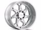 Cali Off-Road Sevenfold Brushed Clear Gloss 6-Lug Wheel; 22x12; -51mm Offset (15-20 Yukon)