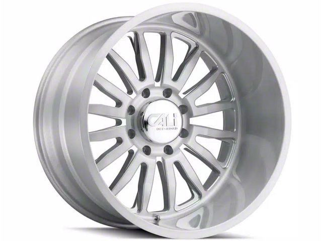 Cali Off-Road Summit Brushed 6-Lug Wheel; 22x10; 0mm Offset (15-20 Yukon)