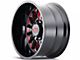 Cali Off-Road Summit Gloss Black with Red Milled Spokes 6-Lug Wheel; 22x12; -51mm Offset (15-20 Yukon)