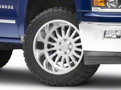 Cali Off-Road Summit Polished 6-Lug Wheel; 22x12; -51mm Offset (14-18 Silverado 1500)