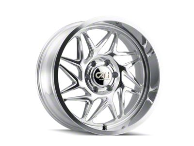 Cali Off-Road Gemini Polished 8-Lug Wheel; 20x12; -51mm Offset (94-02 RAM 3500 SRW)
