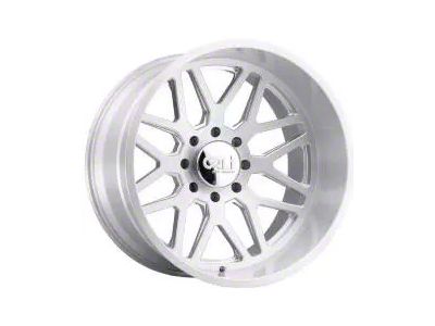Cali Off-Road Invader Brushed Milled 8-Lug Wheel; 22x12; -51mm Offset (99-07 F-250 Super Duty)