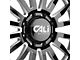 Cali Off-Road Summit Gloss Black Milled 6-Lug Wheel; 20x10; -25mm Offset (23-24 Colorado)