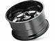Cali Off-Road Sevenfold Gloss Black Milled 6-Lug Wheel; 20x9; 0mm Offset (21-24 F-150)