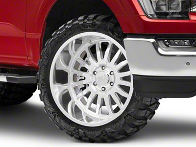 Cali Off-Road Summit Polished 6-Lug Wheel; 24x14; -76mm Offset (21-25 F-150)