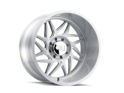Cali Off-Road Gemini Brushed Milled 8-Lug Wheel; 20x12; -51mm Offset (23-25 F-250 Super Duty)