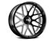 Cali Off-Road Invader Gloss Black Milled 6-Lug Wheel; 22x12; -51mm Offset (19-24 Sierra 1500)