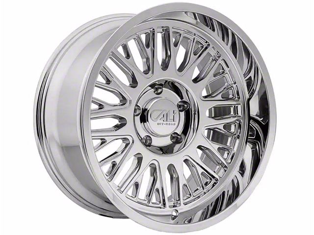 Cali Off-Road Vertex Chrome 6-Lug Wheel; 22x12; -44mm Offset (21-24 Yukon)