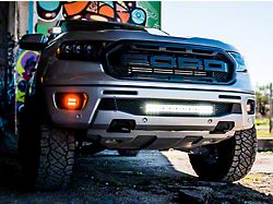 Cali Raised LED 3x2-Inch 18W Amber LED Fog Lights with Mounting Brackets; Combo Beam (19-23 Ranger)