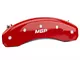 MGP Brake Caliper Covers; Red; Front and Rear (04-08 F-150)