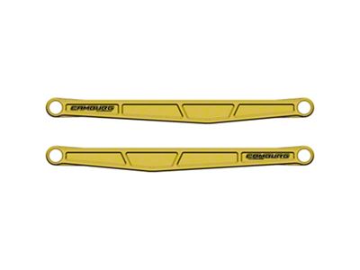 Camburg KINETIK Series Billet Rear Trailing Arm Kit; Gold (21-25 F-150 Raptor)