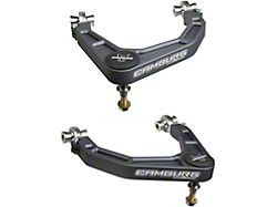 Camburg KINETIK Series V2 Performance Billet Uniball Front Upper Control Arms; Grey (17-25 F-150 Raptor)