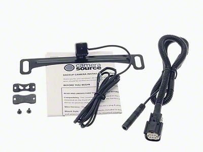 Camera Source Plug and Play Camper Mini Camera Kit; 5-Foot Cable (15-20 F-150 w/ Factory Backup Camera & Automatic Lowering Tailgate)