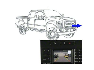 Camera Source Front Camera Kit for 4.20-Inch SYNC 3 Factory Display (17-22 F-350 Super Duty)