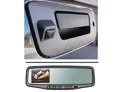 Backup Camera Kit with OnStar Video Mirror (07-13 Sierra 1500 w/o Mirror Passenger Airbag Indicator Light)