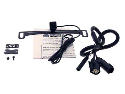 Camera Source Plug and Play Camper Mini Camera Kit; 15-Foot Cable (10-13 Sierra 1500 w/ Factory Backup Camera)