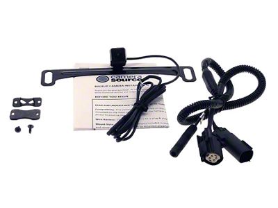 Camera Source Plug and Play Camper Mini Camera Kit; 10-Foot Cable (10-14 Sierra 3500 HD w/ Factory Backup Camera)