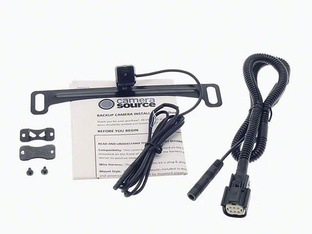 Camera Source Plug and Play Camper Mini Camera Kit; 10-Foot Cable (2015 Silverado 2500 HD w/ Factory Backup Camera & Mylink System