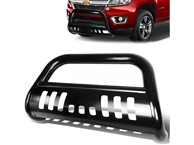 3-Inch Bull Bar; Black (15-17 Canyon)