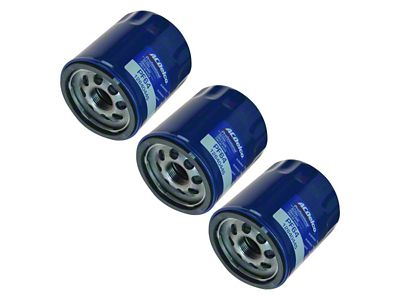 Engine Oil Filter; 3-Piece Set (15-16 2.5L Canyon)