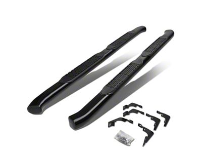 4-Inch Nerf Side Step Bars; Black (15-22 Canyon Extended Cab)