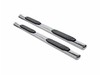 Go Rhino 4-Inch OE Xtreme Side Step Bars; Polished (15-24 Canyon Crew Cab)