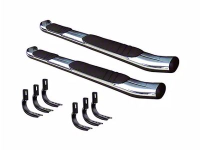 Go Rhino 5-Inch OE Xtreme Composite Side Step Bars; Chrome (15-24 Canyon Crew Cab)