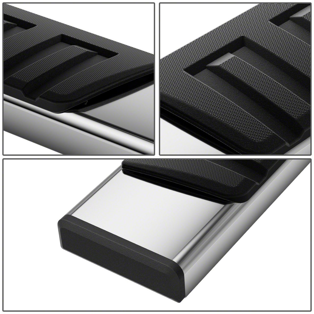 Sun Engine For Track Machine 6.75-Inch Wide Flat Running Boards; Stainless Steel (15-22 Canyon ...