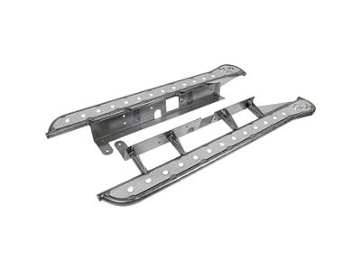 APEX Rock Sliders; Black (15-22 Canyon Crew Cab w/ 5-Foot Short Box)