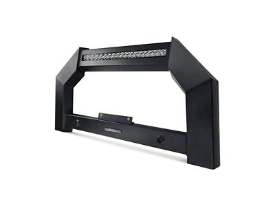 Armour Bull Bar with 20-Inch LED Light Bar; Black (15-22 Canyon)