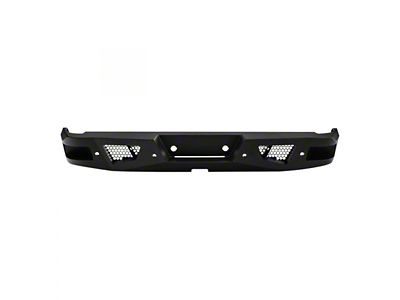 Armour Rear Bumper with LED Lights; Black (15-22 Canyon)