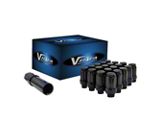 Black Acorn Spline ET Lug Nuts for Aftermarket Wheels; M14x1.5; Set of 24 (15-26 Canyon)
