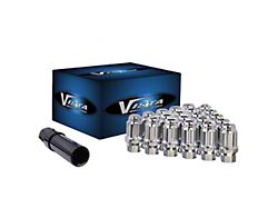 Chrome Acorn Spline ET Lug Nuts for Aftermarket Wheels; M14x1.5; Set of 24 (15-26 Canyon)