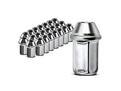 Chrome Lug Nuts; M14x1.5; Set of 24 (17-22 Canyon)