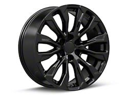 CV30 Gloss Black 6-Lug Wheel; 22x9; 28mm Offset (23-25 Canyon)
