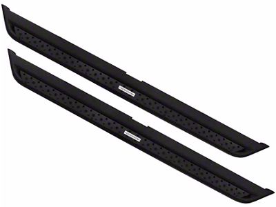 Go Rhino Dominator Xtreme DSS Slider Side Step Bars; Textured Black (15-25 Canyon Crew Cab)
