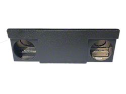 Dual 10-Inch Down Firing Subwoofer Box; Poly Coated (19-26 Canyon)