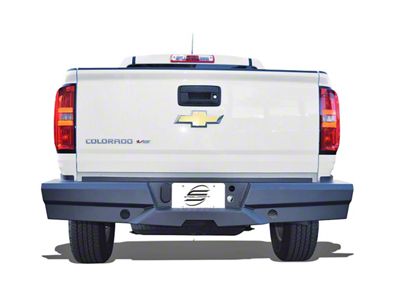 Elevation Rear Bumper; Textured Black (15-22 Canyon)