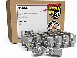 ET OEM Factory Style Chrome Lug Nut Kit; M14 x 1.5; Set of 24 (23-26 Canyon)
