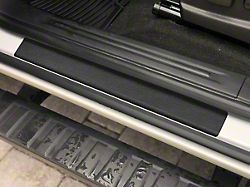 Front Door Sill Protection Overlays; Textured Black (15-22 Canyon)