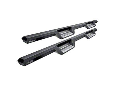 Westin HDX Stainless Drop Nerf Side Step Bars; Textured Black (15-22 Canyon Crew Cab)