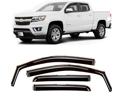in-Channel Window Deflectors (15-22 Canyon Crew Cab)