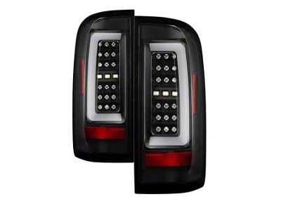 LED Tail Lights; Black Housing; Clear Lens (15-22 Canyon)