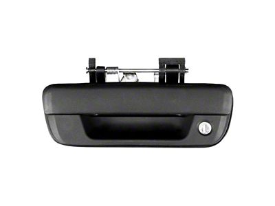 Manual Tailgate Lock Handle; Black (2015 Canyon)