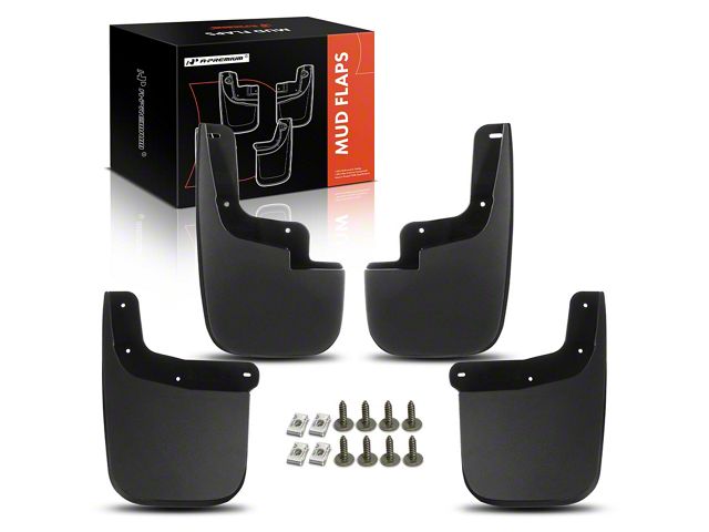 Mud Flap Splash Guards; Front and Rear (15-22 Colorado w/o OE Fender Flares)