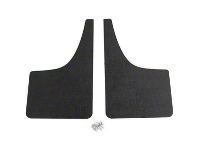 Mud Flaps; Rear; Forged Carbon Fiber Vinyl (18-25 Canyon)