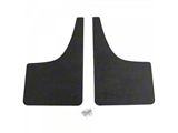 Mud Flaps; Rear; Matte Black Vinyl (18-25 Canyon)