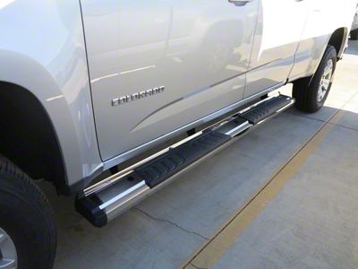 OE Style Running Boards; Polished (15-22 Canyon Crew Cab)