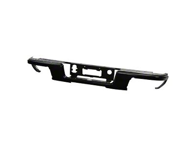 OEM Style Rear Bumper Face Bar; Not Pre-Drilled for Backup Sensors; Black (15-19 Canyon)