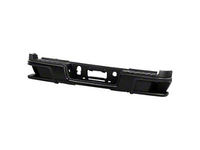 OEM Style Rear Bumper; Not Pre-Drilled for Backup Sensors; Black (15-19 Canyon)